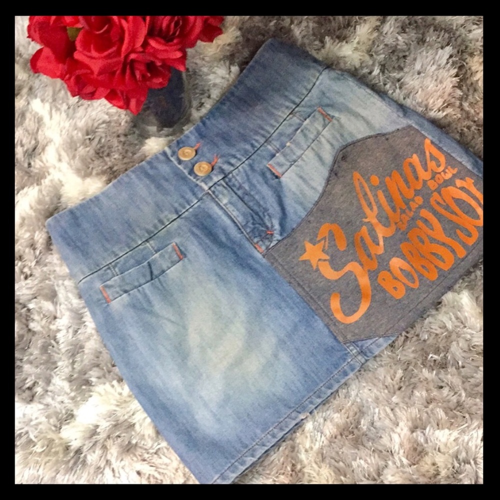 Jean Mini Skirt